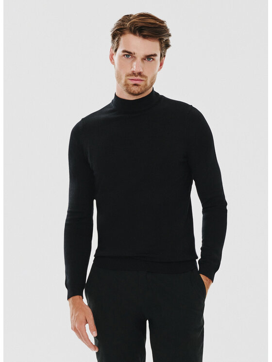 Pako Lorente Pako Lorente Sweter P24WF-2X-019 Czarny Classic Fit