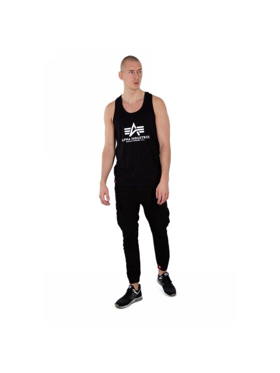 Alpha Industries Alpha Industries Tank top AI.116513-03 Čierna Basic Fit