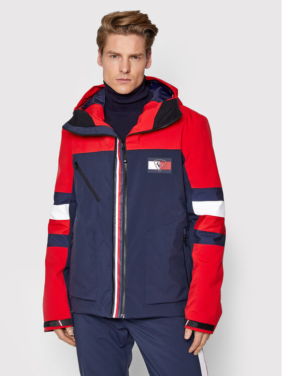 Rossignol Rossignol Slēpošanas jaka TOMMY HILFIGER Global Stripe RLJMJ65 Tumši zils Regular Fit