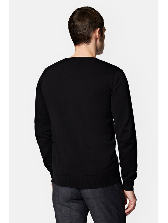 Lancerto Lancerto Sweter Anthony SW073223000044 Czarny Regular Fit