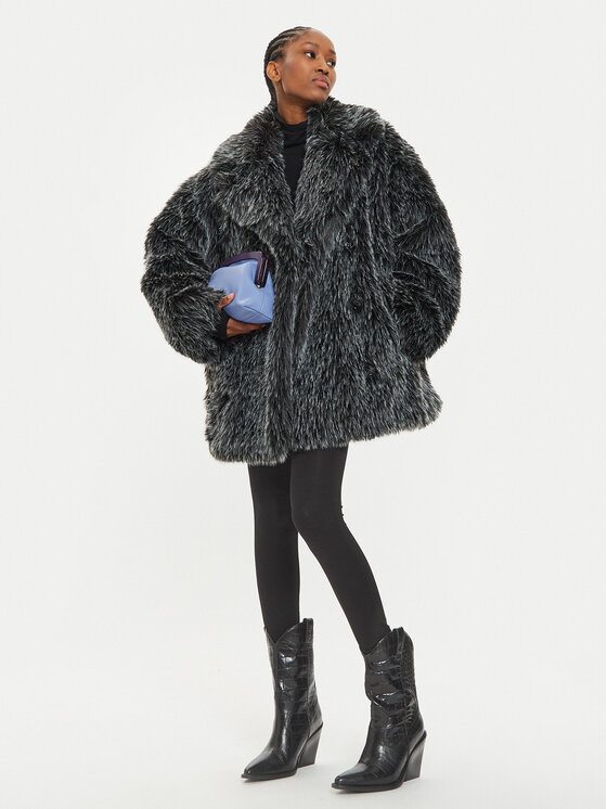 MICHAEL Michael Kors MICHAEL Michael Kors Futro UF4208KF1Q Szary Oversize