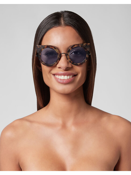 PHILIPP PLEIN PHILIPP PLEIN Okulary przeciwsłoneczne 22081 Brązowy