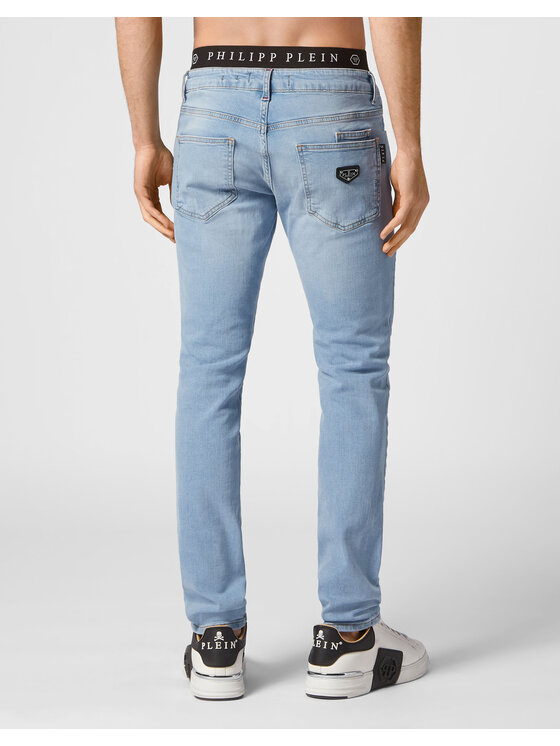 PHILIPP PLEIN PHILIPP PLEIN Jeansy 2015 Světle modrá Straight Leg