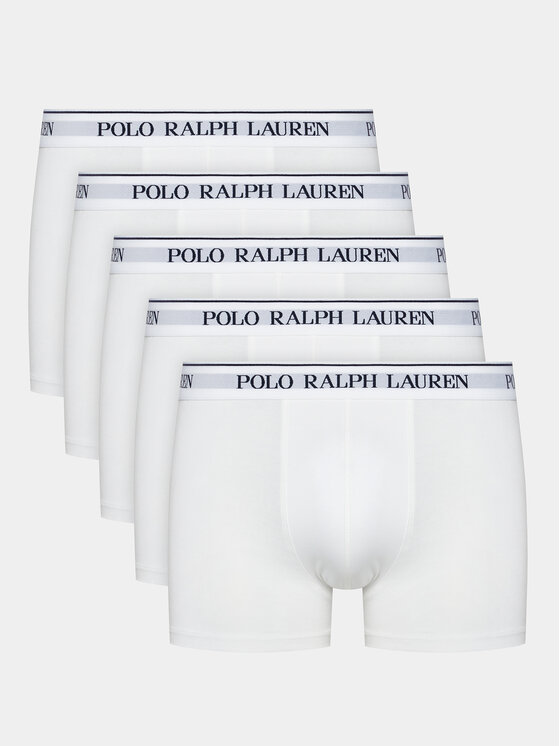 Polo Ralph Lauren Set 5 perechi boxeri 714864292010 Alb
