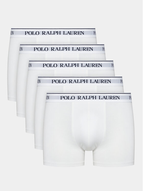 Polo Ralph Lauren Set di 5 boxer 714864292010 Bianco, taglia : XXL