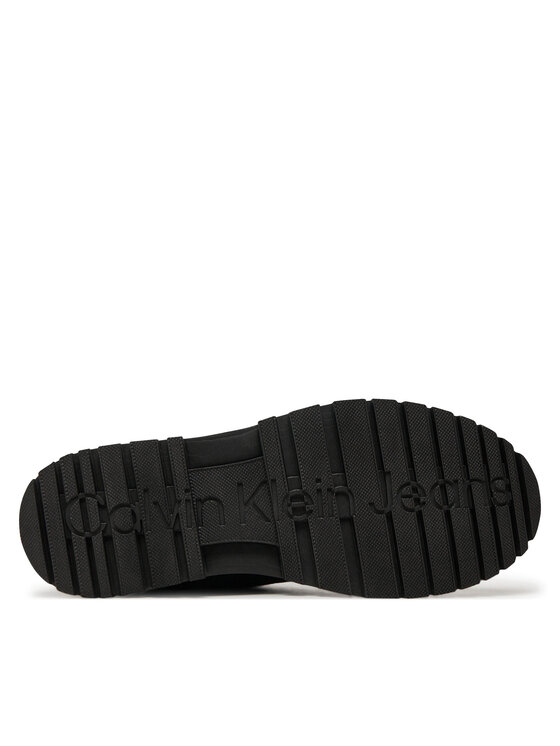 Calvin Klein Jeans Calvin Klein Jeans Μπότες Eva Boot Mid Laceup Rebellious YM0YM01071 Μαύρο