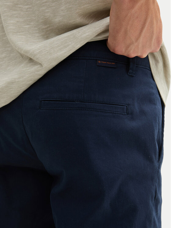 Tom Tailor Tom Tailor Szövet nadrág 1044398 Sötétkék Slim Fit