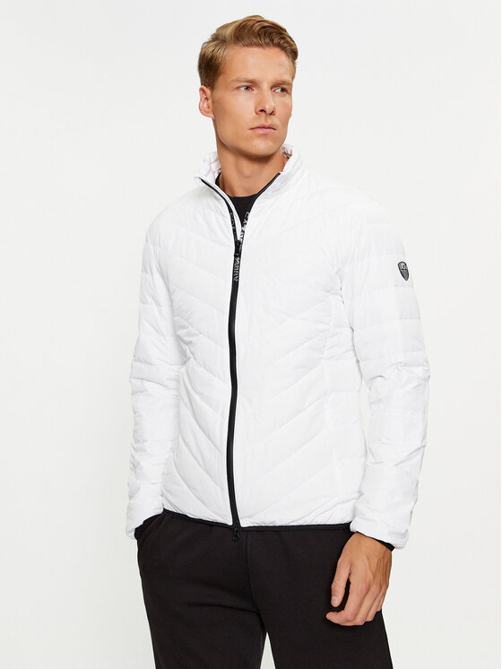EA7 Emporio Armani EA7 Emporio Armani Vatovaná bunda 8NPB13 PNE1Z 1100 Bílá Regular Fit