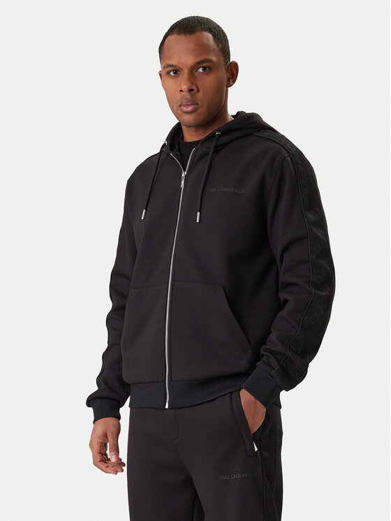 KARL LAGERFELD KARL LAGERFELD Mikina 705007 561902 Černá Regular Fit