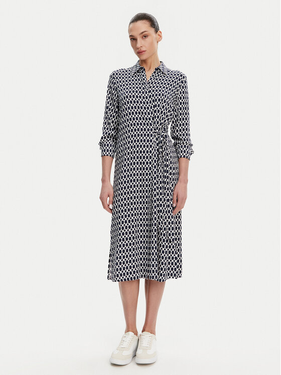 Olsen Olsen Hemdkleid 13001803 Dunkelblau Regular Fit