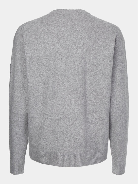 Calvin Klein Calvin Klein Sweter K10K110401 Szary Regular Fit
