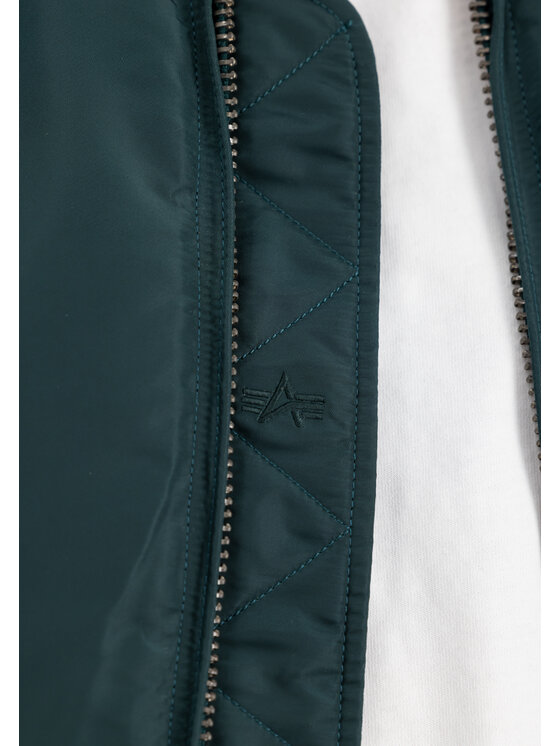 Alpha Industries Alpha Industries Kurtka bomber MA-1 VF 59 Long Zielony Slim Fit