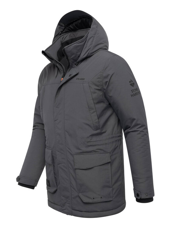 Stone Harbour Stone Harbour Kurtka zimowa Wadiim Szary Regular Fit