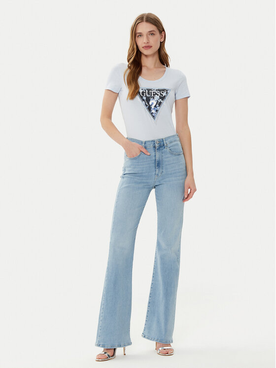 Guess Guess T-Shirt W5RI00 J1314 Blau Regular Fit