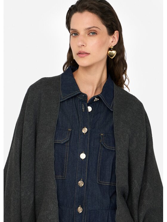 Liu Jo Liu Jo Poncho 2F5034T030071502 Grigio Regular Fit