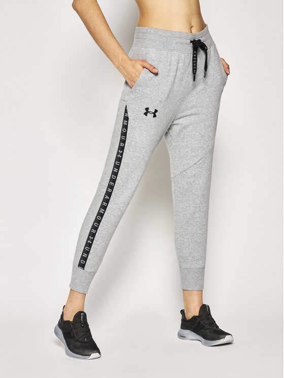 Women's ua fleece 2024 taped wordmark pants