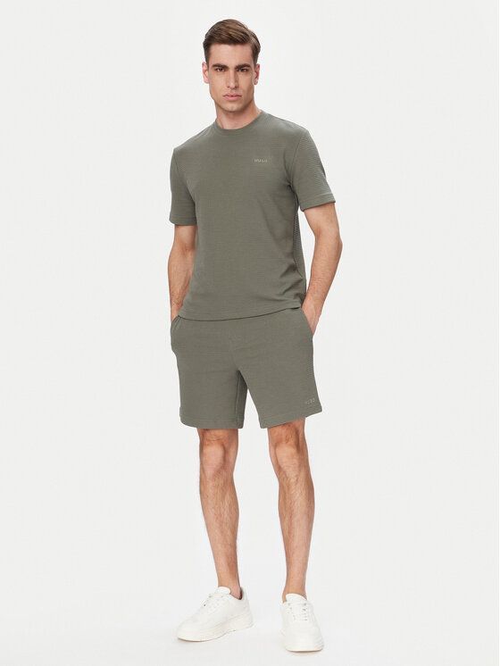 HUGO HUGO Sportshorts Austin 50532023 Dunkelgrün Regular Fit