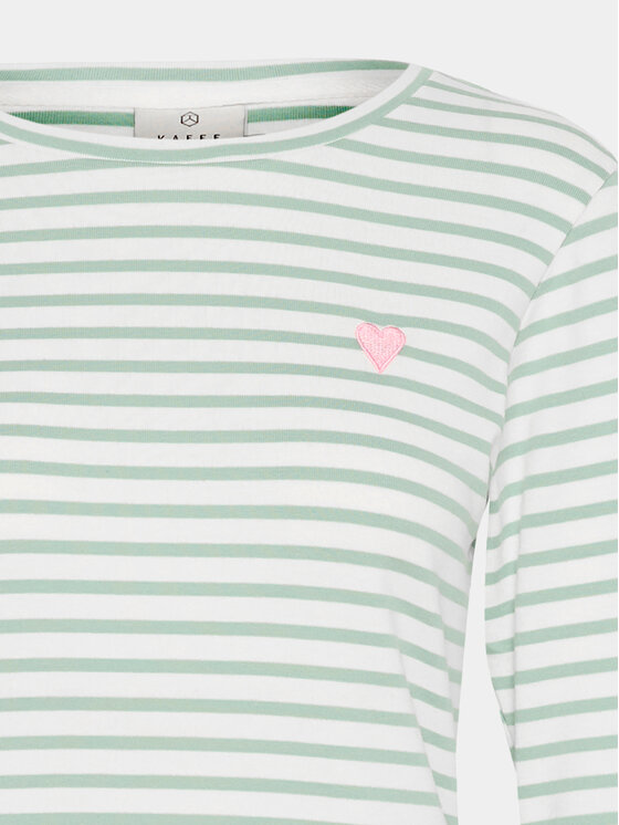 Kaffe Kaffe Bluzka Liddy 10502821 Zielony Regular Fit
