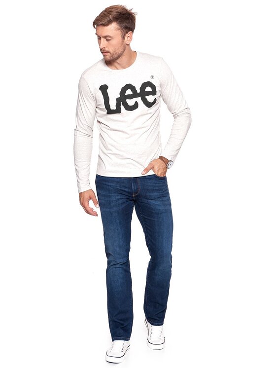 Lee Lee T-shirt LONGSVE Grigio Regular Fit