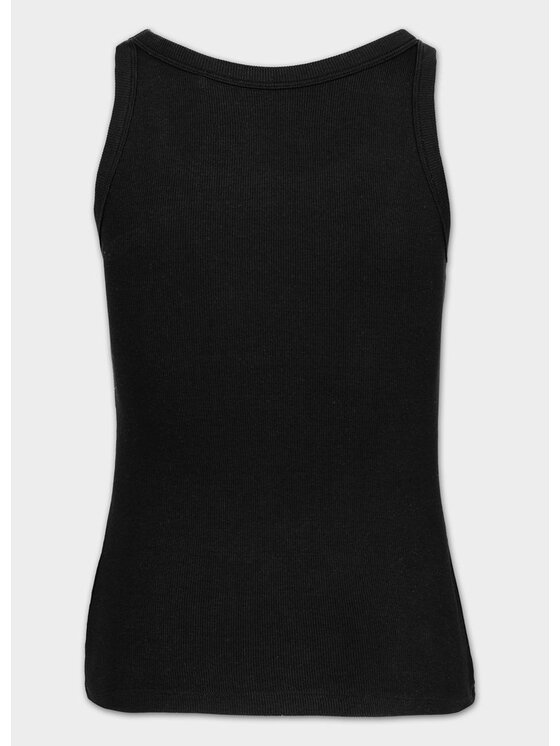 PITBULL PITBULL Tank top Rib LAYLA II Czarny Regular Fit