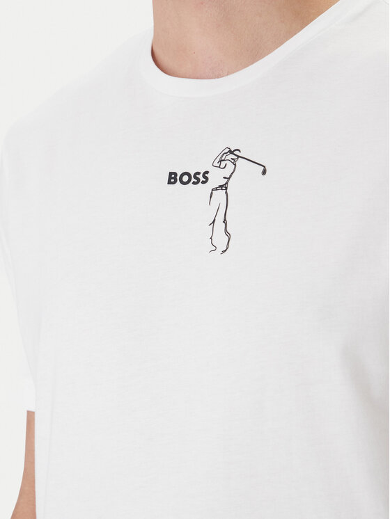 BOSS BOSS T-krekls Birdie 50559387 Balts Regular Fit
