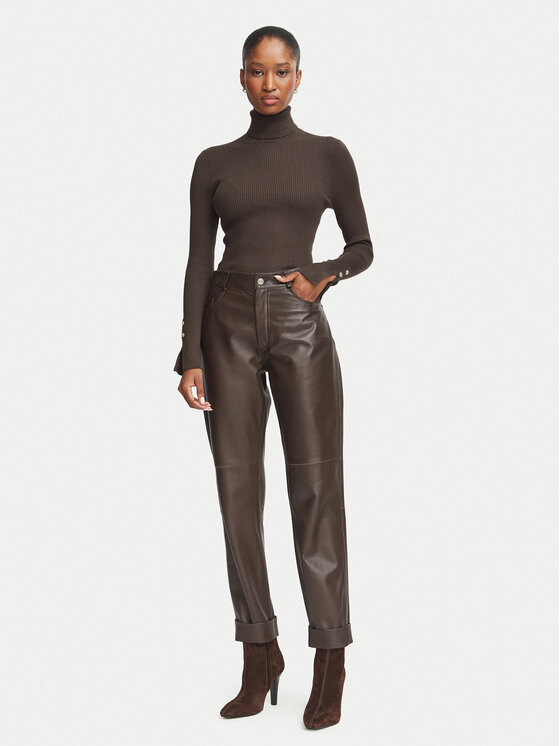 Guess Guess Golf W6BR29 Z1417 Brązowy ciemny Slim Fit