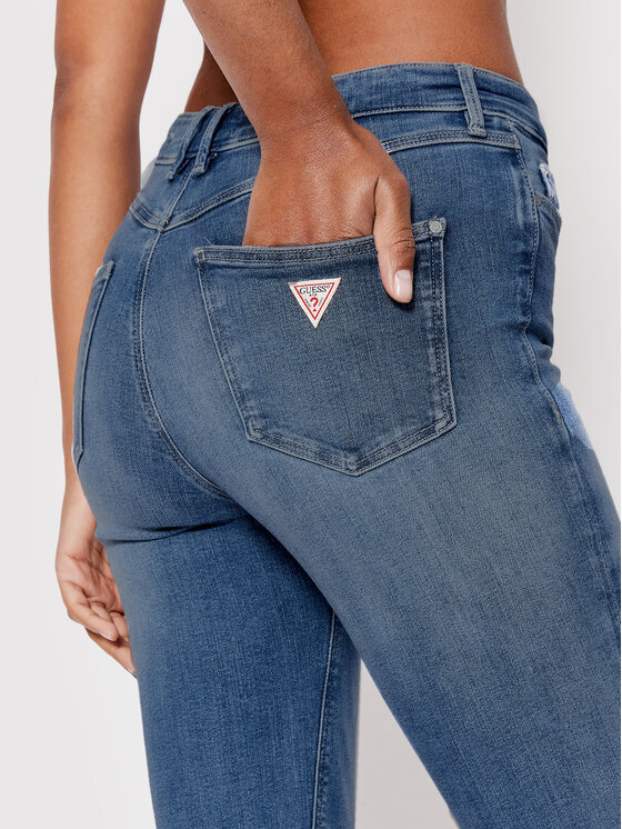 Guess Guess Дънки W2YA46 D4Q01 Син Skinny Fit