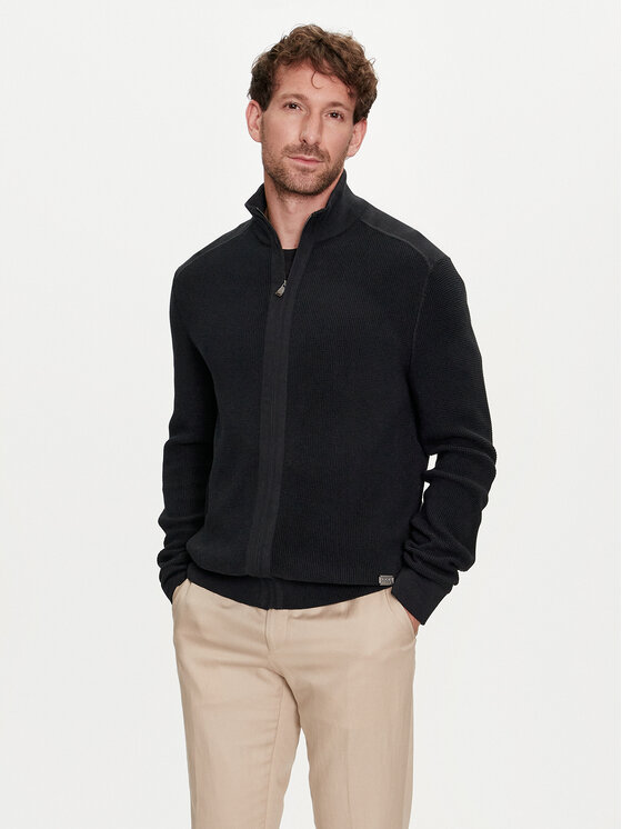 JOOP! Jeans Sveter 15 JJK-02Okon 30042401 Čierna Modern Fit