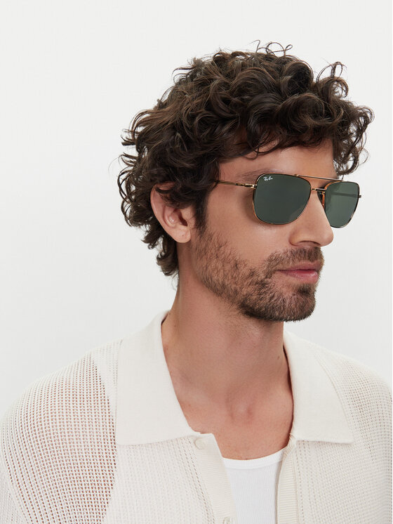 Ray-Ban Ray-Ban Ochelari de soare 0RB3755 001/31 Verde