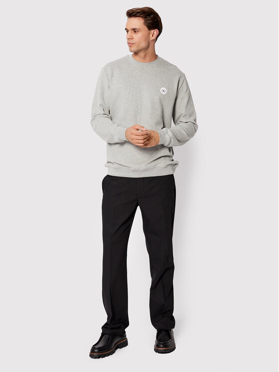 Felpa Our Braxy Patch 2000-600 Grigio Regular Fit