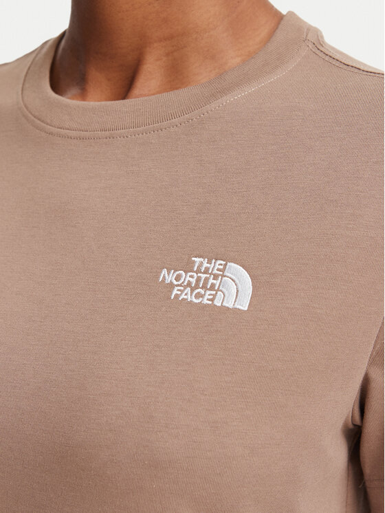 The North Face The North Face Póló Evolution Simple Dome Slm NF0A8FX7 Világosbarna Regular Fit