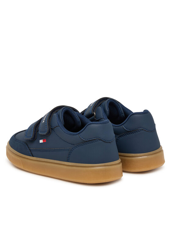 Tommy Hilfiger Tommy Hilfiger Sneakersy Low Cut Velcro Sneaker T1X9-35219-1269 S Tmavomodrá