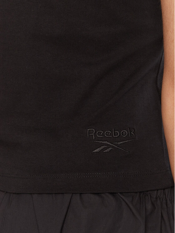 Reebok Reebok T-shirt RK25309CCW Crna Slim Fit