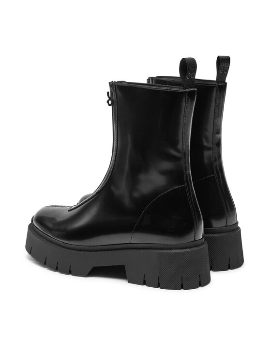 HUGO Hugo Čizme Kris_Zipbootie_Brpu 50529837 Crna