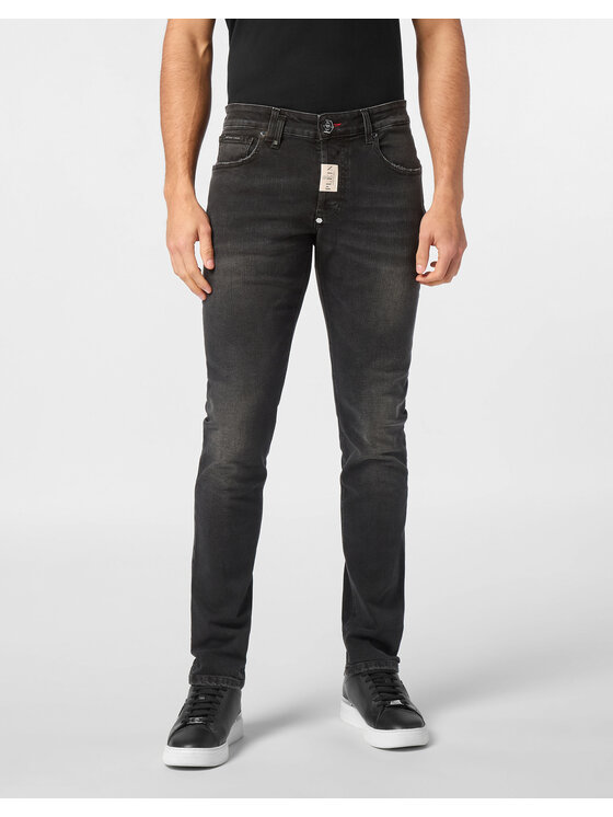 PHILIPP PLEIN PHILIPP PLEIN Jeansy 609 Czarny Straight Leg