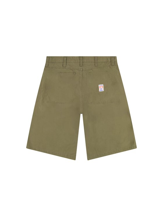 Wrangler Wrangler Szorty jeansowe UTILITY SHORTS Brązowy Regular Fit