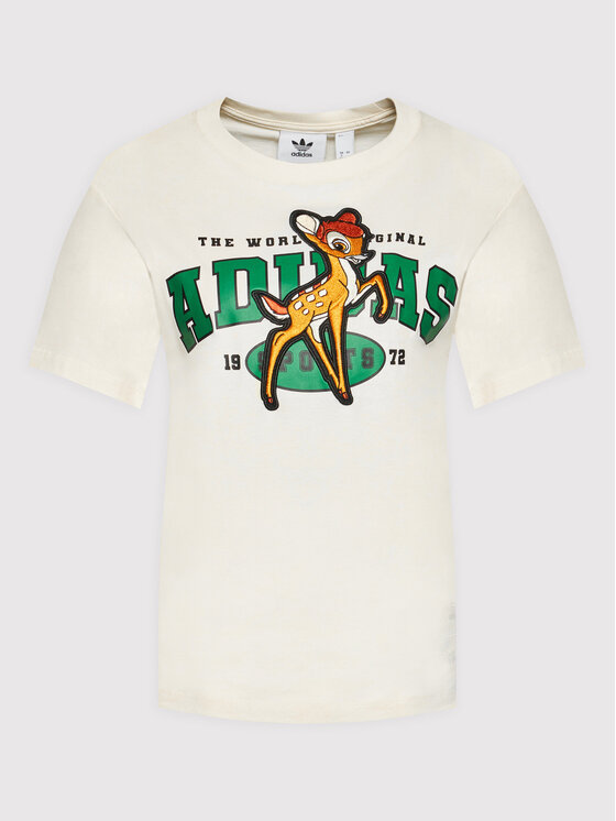 adidas adidas T-Shirt Disney Bambi Graphic HD2753 Béžová Regular Fit