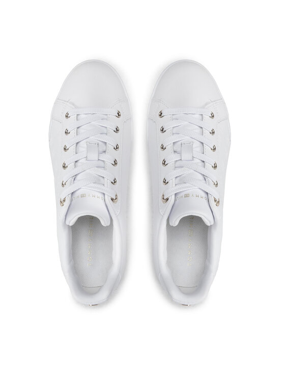 Tommy Hilfiger Tommy Hilfiger Tossud Embossed Monogram Sneaker FW0FW06735 Valge