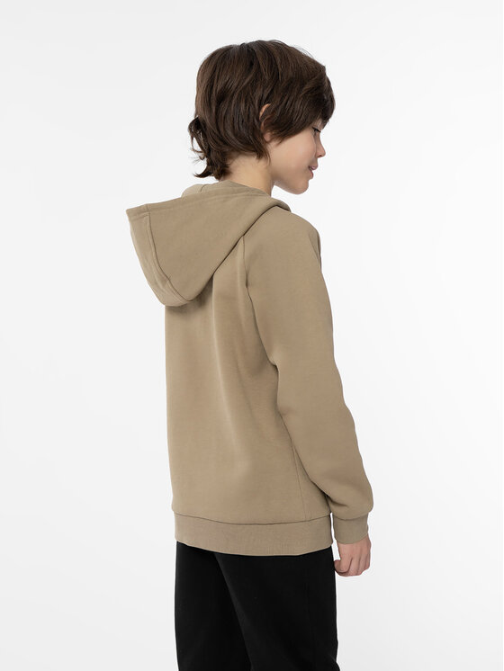 4F 4F Μπλούζα 4FJAW23TSWSM626 Μπεζ Regular Fit