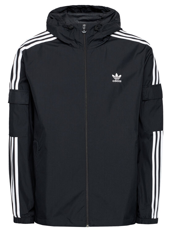 adidas adidas Jakna protiv vjetra adicolor Classics 3-Stripes GN3475 Crna Regular Fit