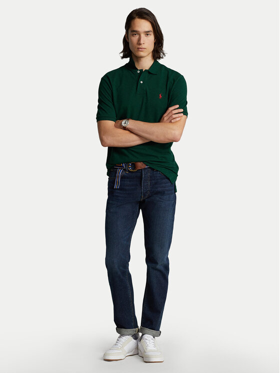 Polo Ralph Lauren Polo Ralph Lauren Polokošile Core Replen 710795080 Zelená Slim Fit