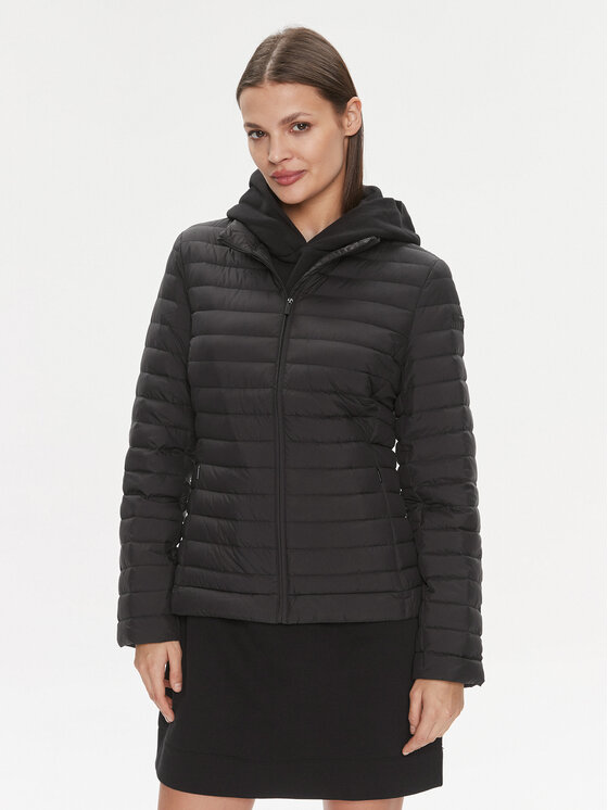 Calvin Klein Prechodná bunda Packable Super Lw Padded Jacket K20K206326 Čierna Slim Fit