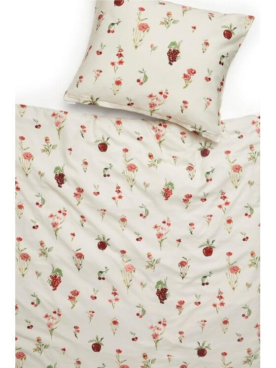 White pocket White pocket Komplet pościeli we wzory Beżowy