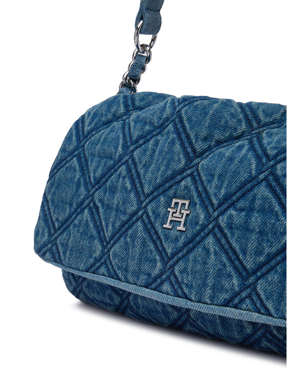 Tommy Hilfiger Tommy Hilfiger Handtasche Th Feminine Shoulder Bag Denim AW0AW18865 Blau