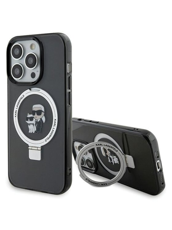 KARL LAGERFELD KARL LAGERFELD Etui na telefon iPhone 15 Pro Czarny
