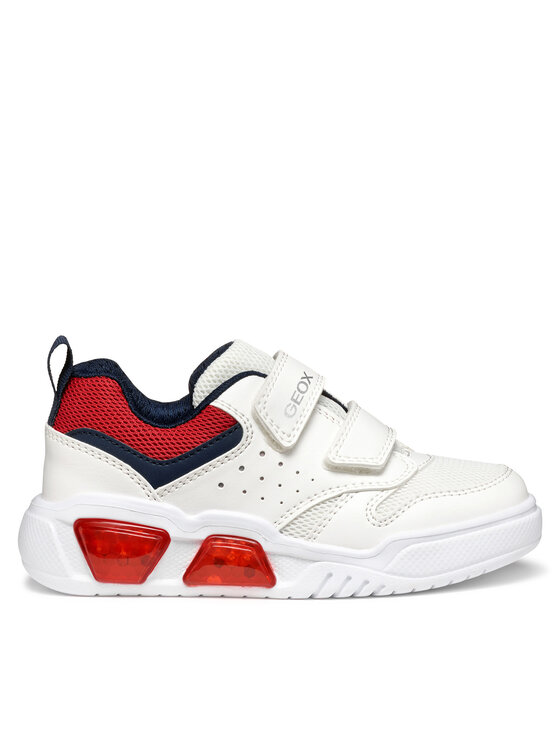 Geox Geox Sneakersy J Illuminus J55GVA 014BU C0050 D Biały