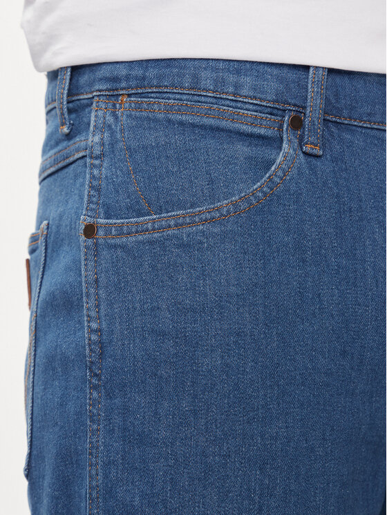 Wrangler Wrangler Kratke traperice Frontier 112350819 Plava Relaxed Fit
