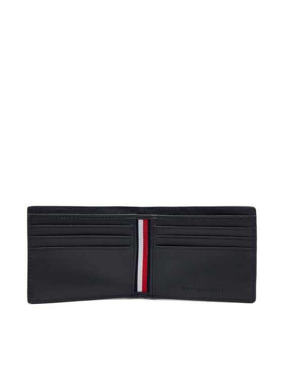 Tommy Hilfiger Tommy Hilfiger Portafoglio grande da uomo Th Corp Mini Cc Wallet AM0AM13244 Blu scuro