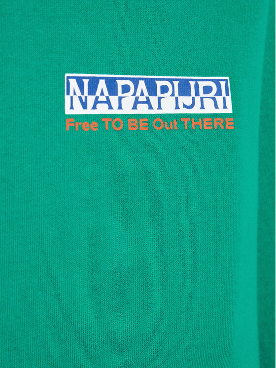 Napapijri Napapijri Μπλούζα NP0A4HGB D Πράσινο Regular Fit