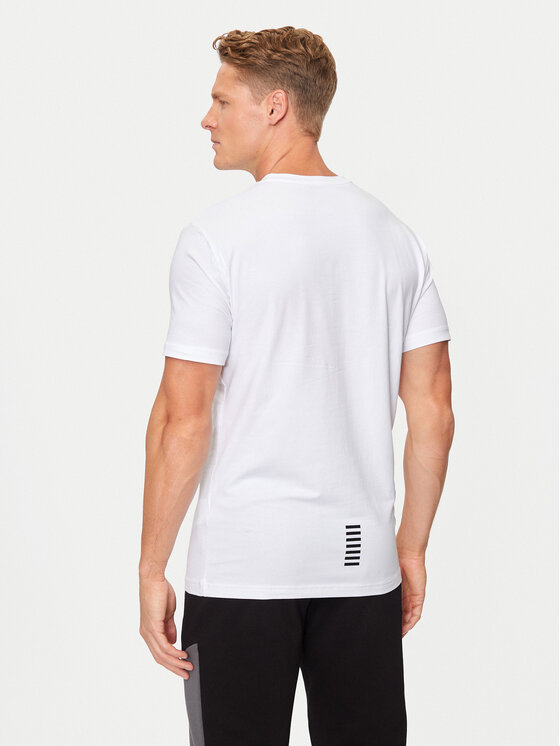 EA7 Emporio Armani EA7 Emporio Armani T-särk 8NPT27 PJVQZ 1100 Valge Regular Fit